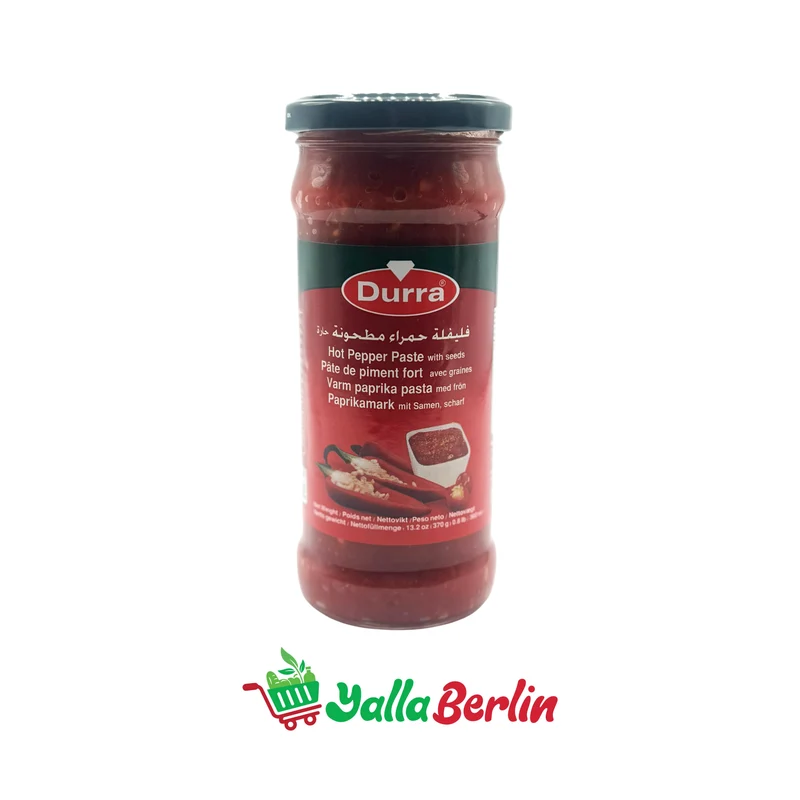 DURRA ZERKLEINERTE ROTE PAPRIKA (370 Gr)