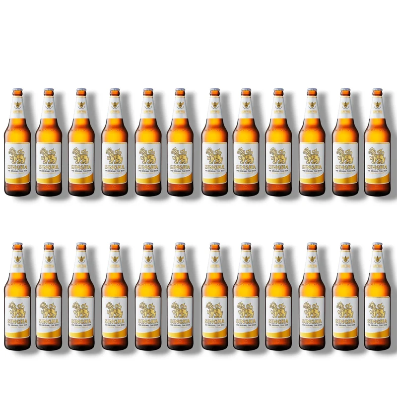 Singha Bier 0,33l –Thailändisches Premium Lager 5,0 % Vol.