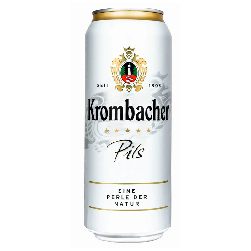 Krombacher Pils Dose 0,5l – Erfrischendes Pils mit 4,8% vol
