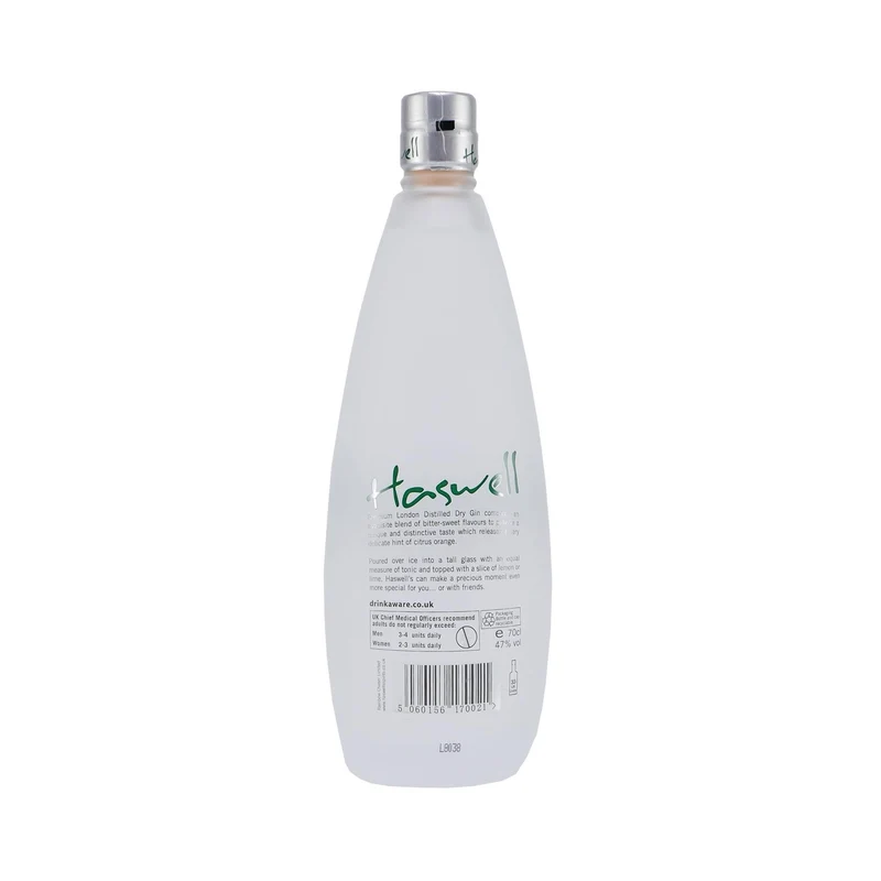 Haswell London Dry Gin mit Geschenk-Holzkiste
