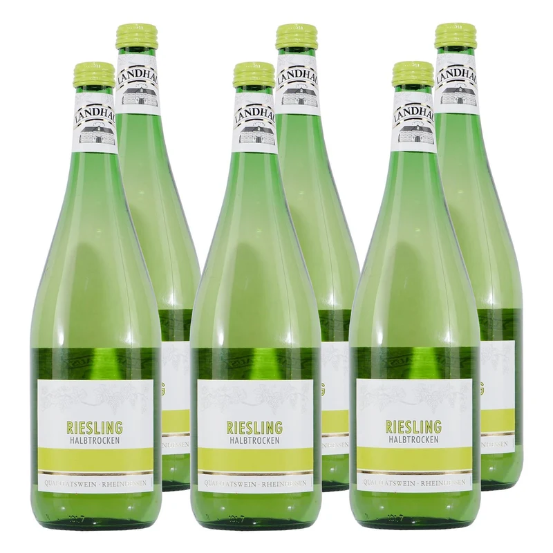 Landhaus Riesling -halbtrocken- (6 x 1,0L)
