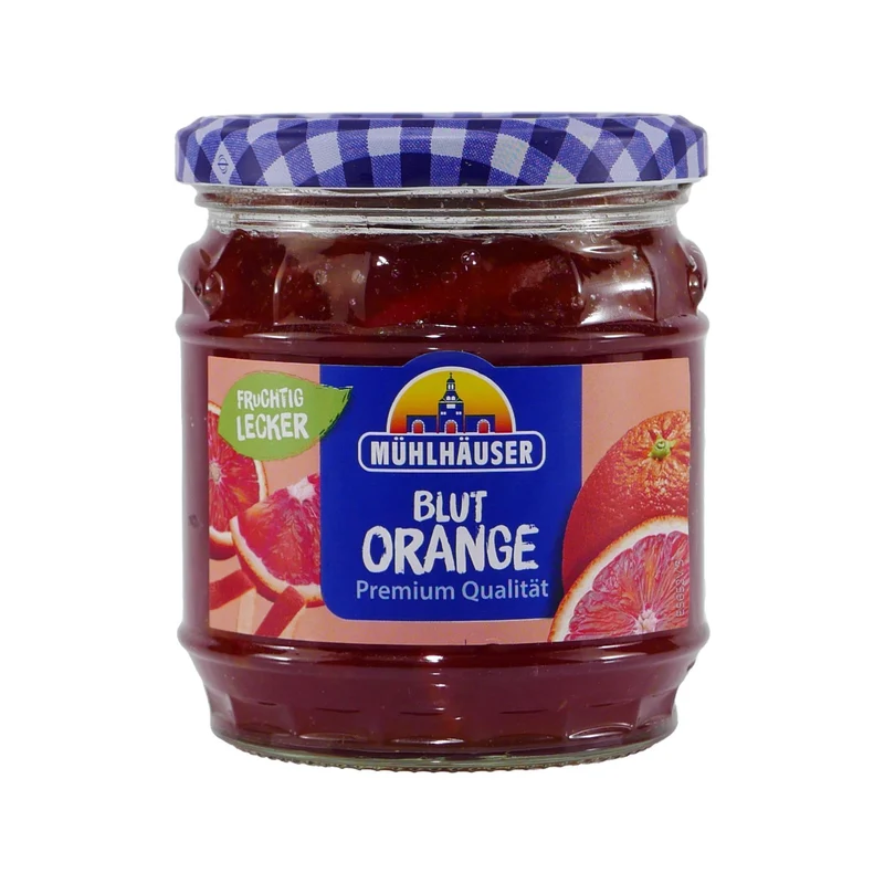Mühlhäuser Blutorangen Konfitüre (8 x 0,45 Kg)