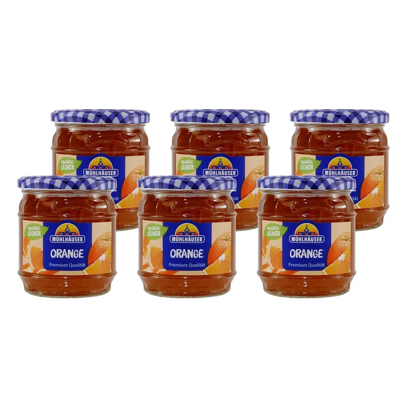 Mühlhäuser Orangen Konfitüre (8 x 0,45 Kg)
