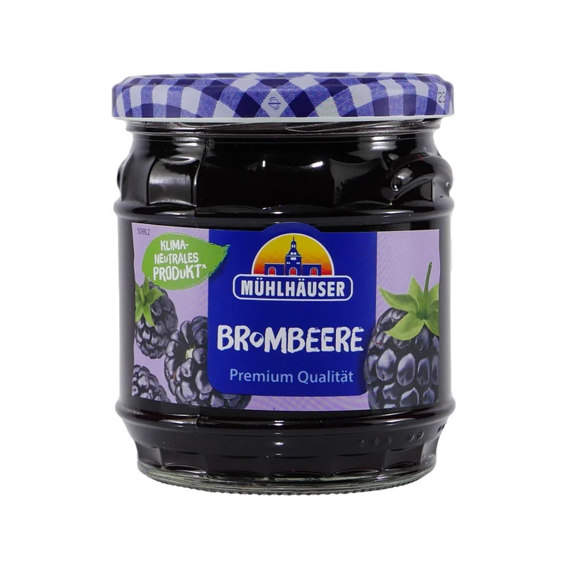 Mühlhäuser Brombeere Konfitüre (8 x 0,45 Kg)