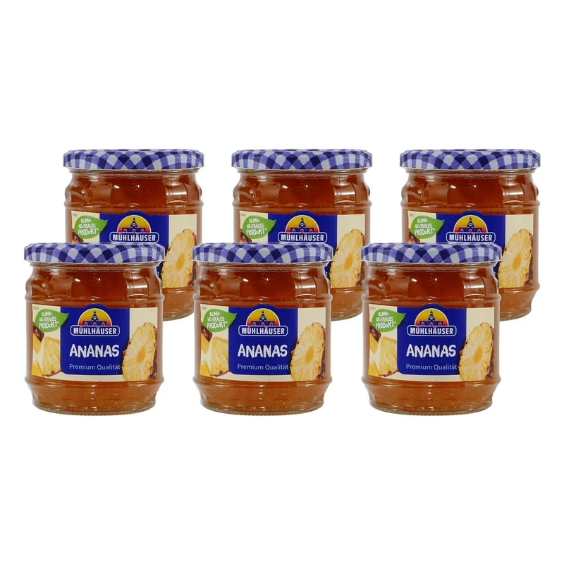 Mühlhäuser Ananas Konfitüre (8 x 0,45 Kg)