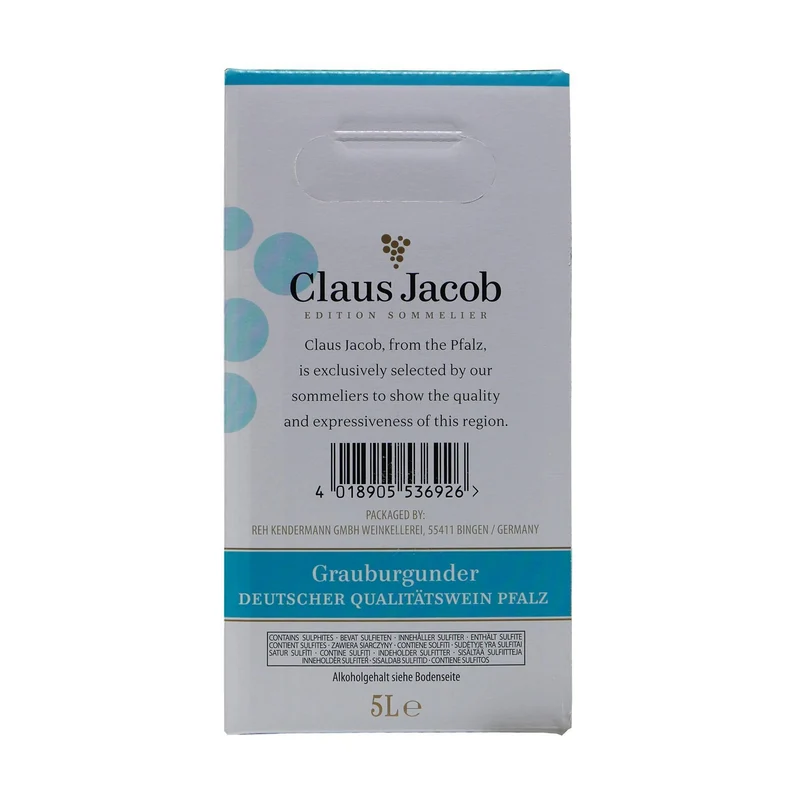 Claus Jacob Grauburgunder QbA -trocken- 5,0L BIB