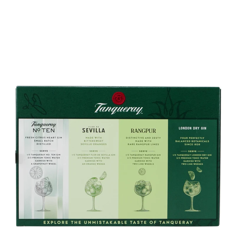Tanqueray Gin Miniaturen Collection (4 x 0,05L)