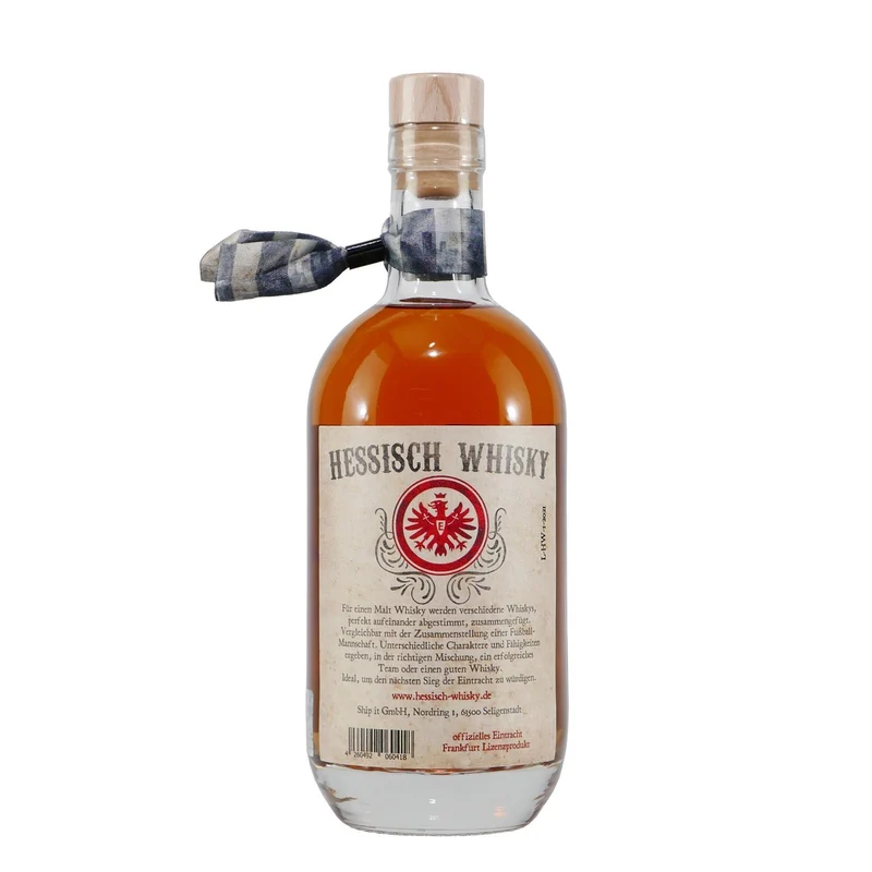 Hessisch Whisky - Eintracht Frankfurt Edition mit Geschenk-HK