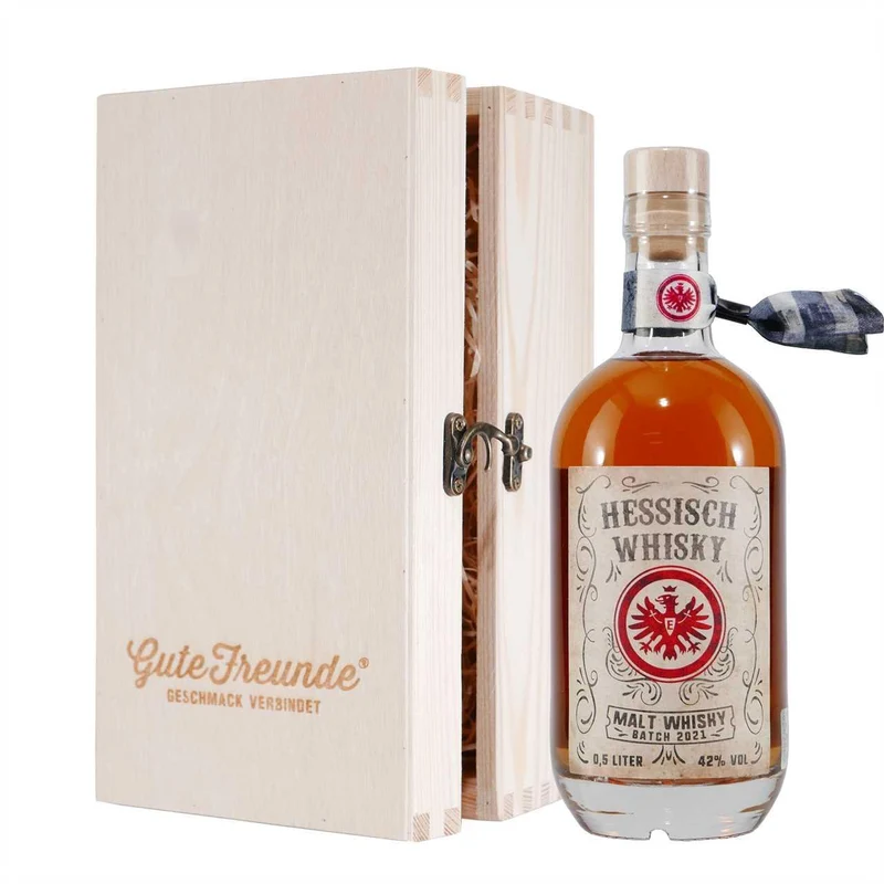 Hessisch Whisky - Eintracht Frankfurt Edition mit Geschenk-HK