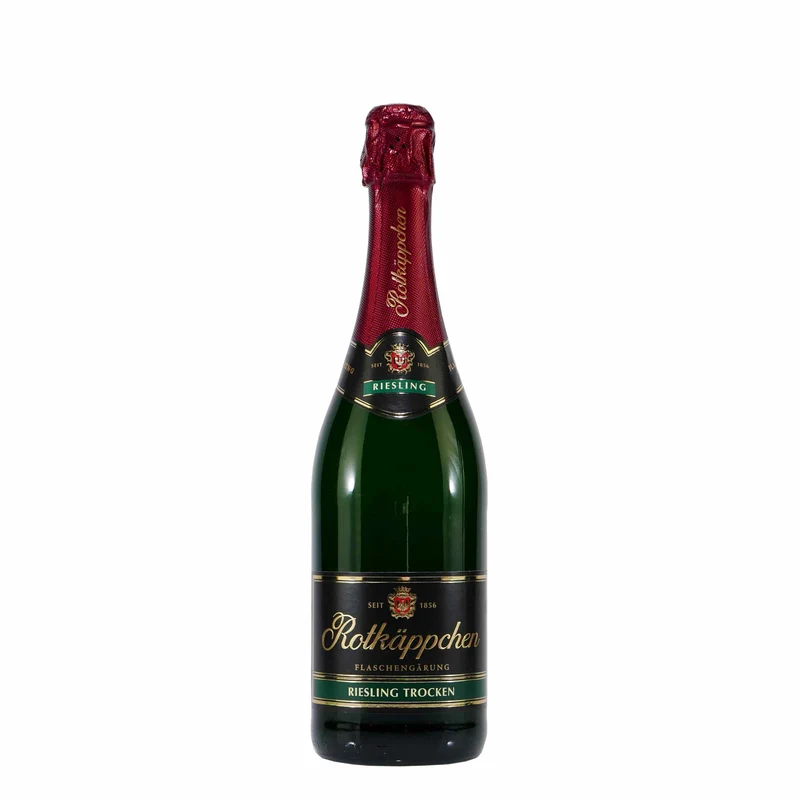 Rotkäppchen Riesling Sekt mit Geschenk-Holzkiste