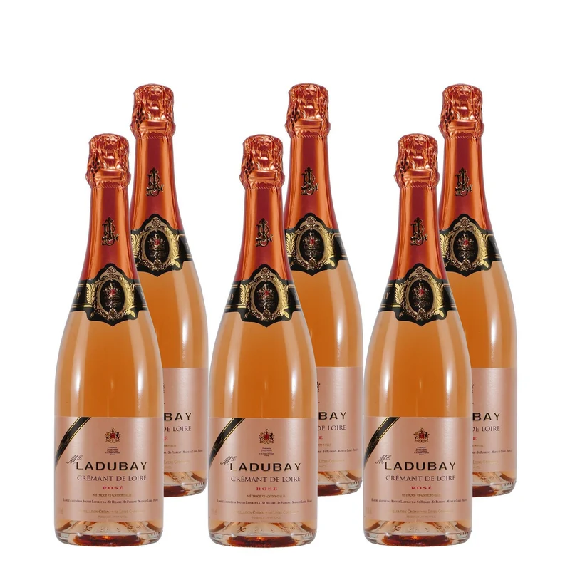 Mlle Ladubay Rosé Brut Crémant de Loire (6 x 0,75L)