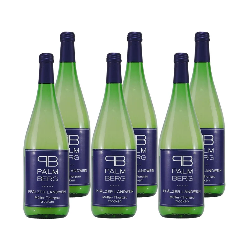 Palmberg Pfälzer Landwein -trocken- (6 x 1,0L)
