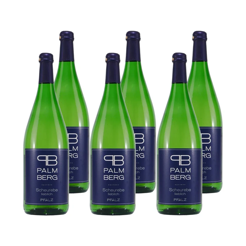 Palmberg Scheurebe QbA -lieblich- (6 x 1,0L)