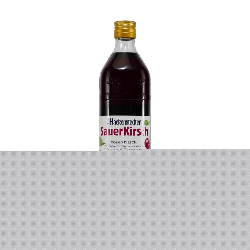 Mackenstedter Sauer Kirsch Likör mit Geschenk-Holzkiste