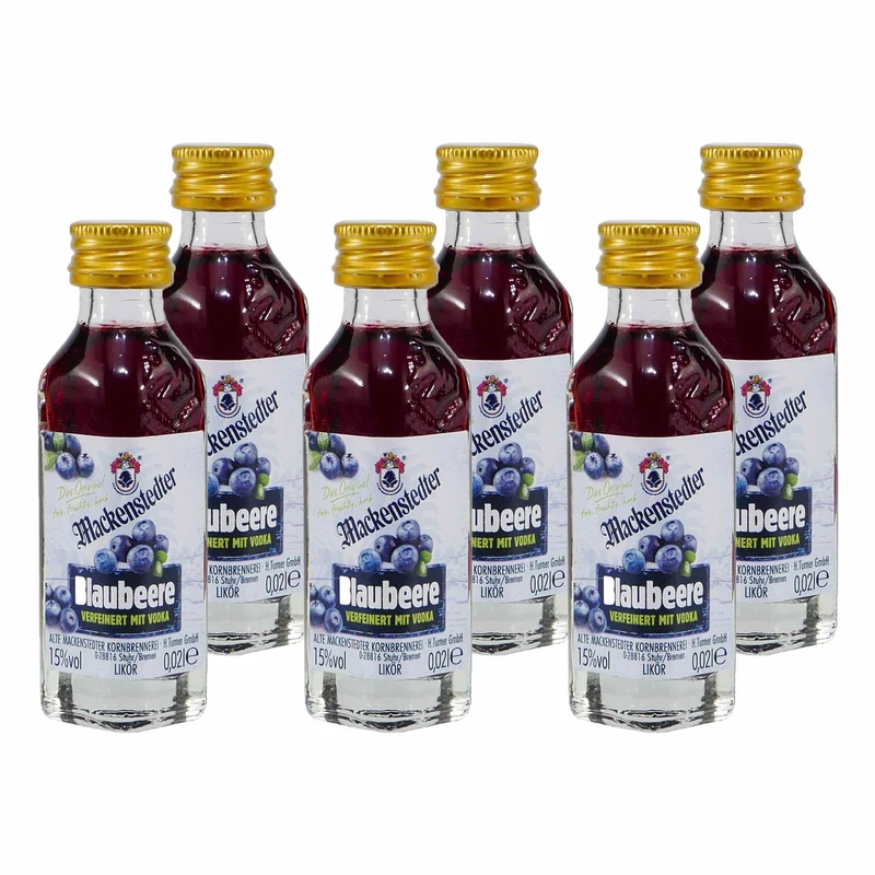 Mackenstedter Blaubeere Likör (25 x 0,02L)