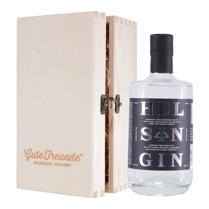 HelSinGin - Small Batch mit Geschenk-Holzkiste