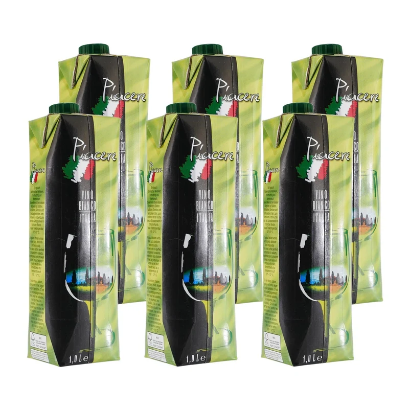 Piacere Vino Bianco IGP -trocken- (12 x 1,0L)