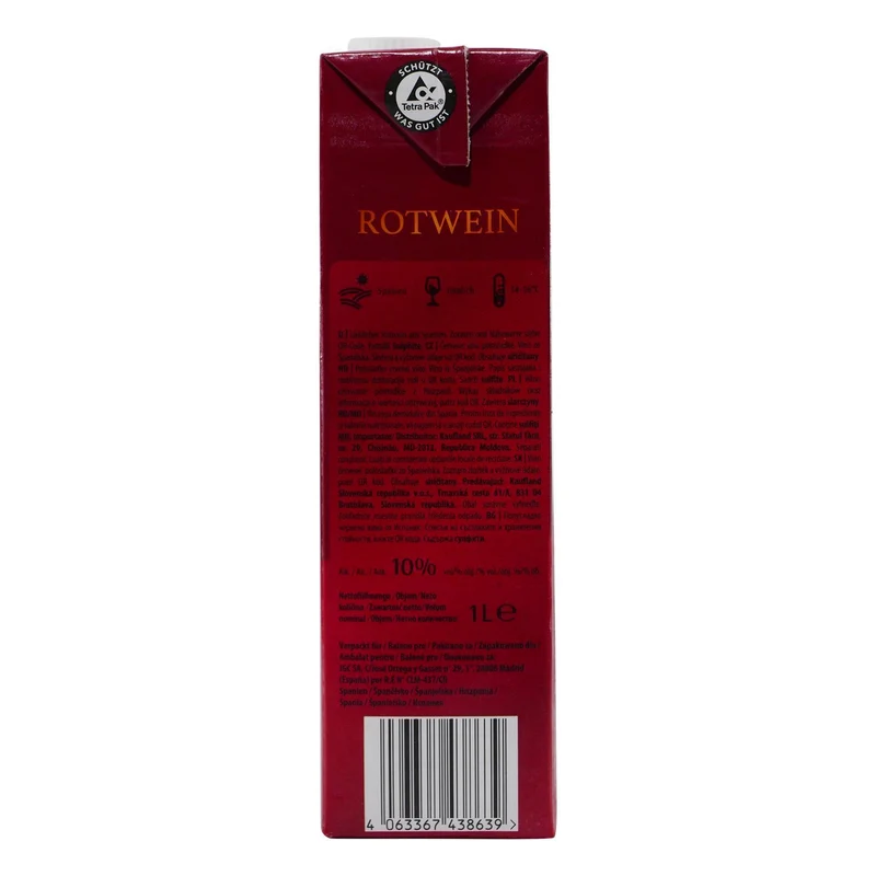 EL Carisma Rotwein -lieblich- 1,0L