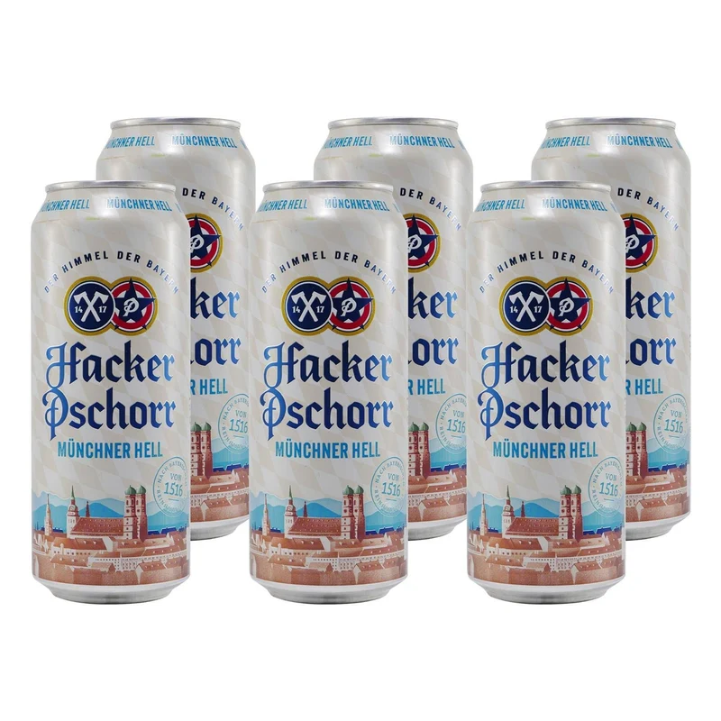 Hacker Pschorr Münchner Hell (24 x 0,5L) EINWEG