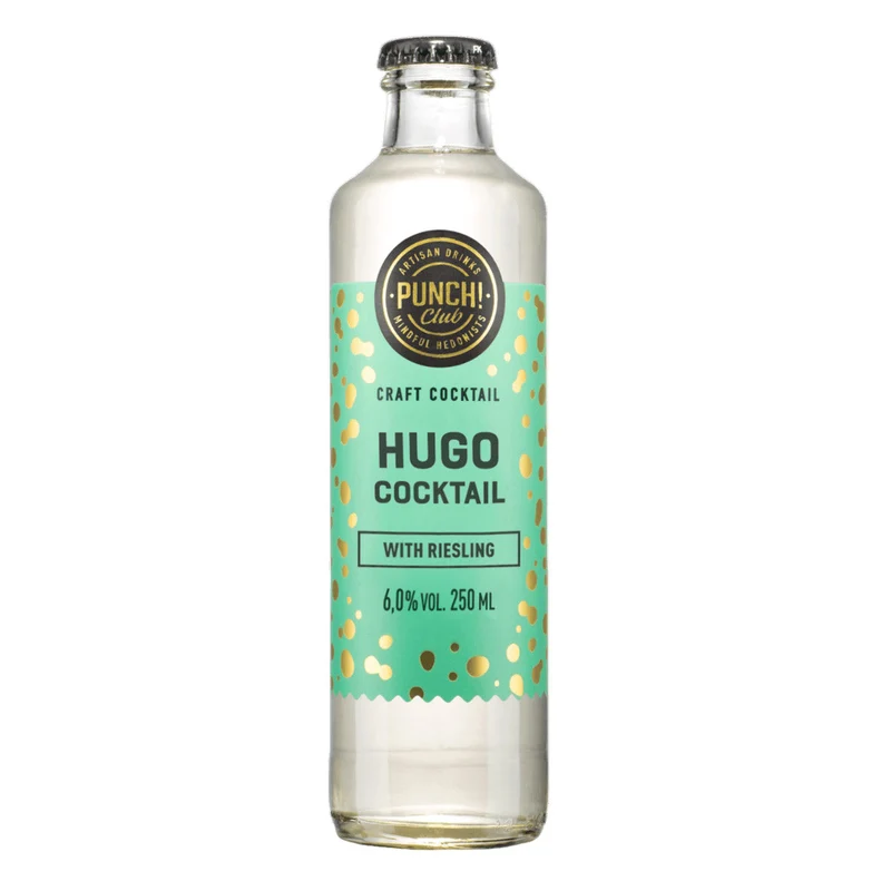 Hugo - Punch Club - Weincocktail - witziges Mitbringsel, fertig gemixt