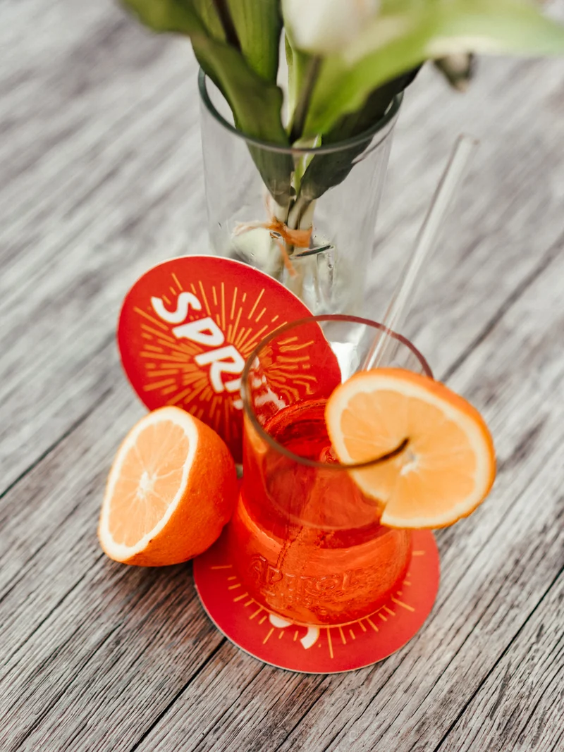 Spritz 🧡 Untersetzer für euren Spritz 🍊- egal ob Aperol, Sarti ✨oder sonstwas