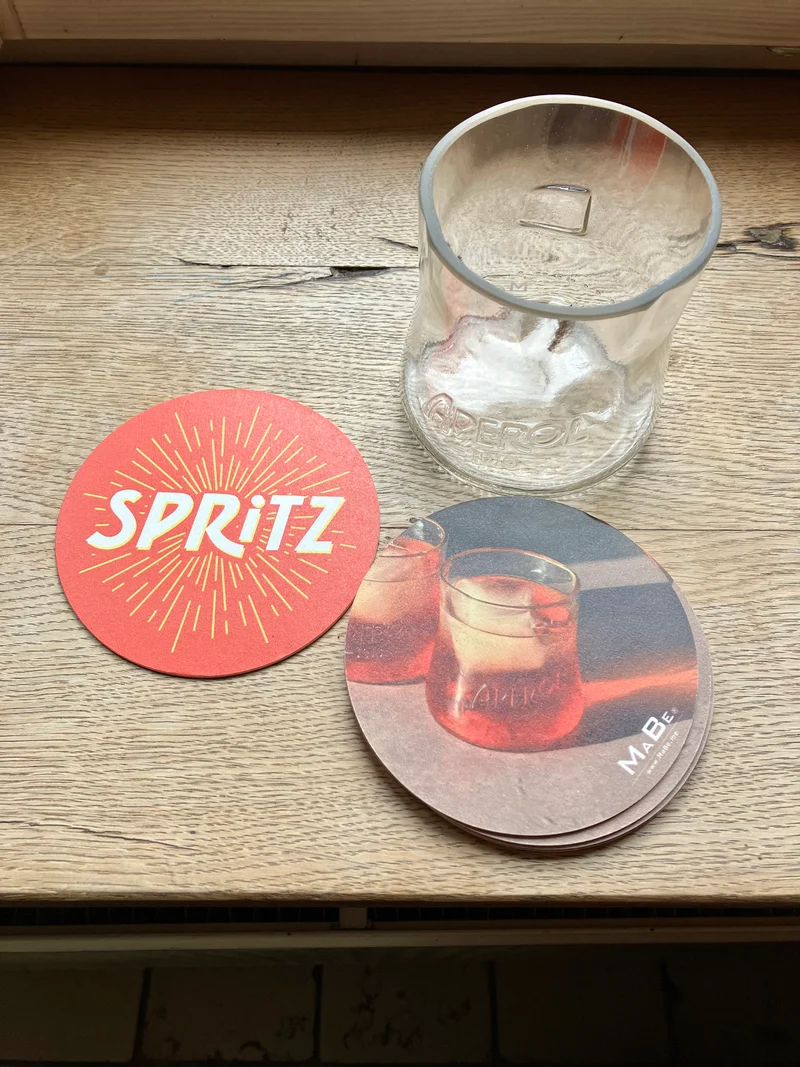 Spritz 🧡 Untersetzer für euren Spritz 🍊- egal ob Aperol, Sarti ✨oder sonstwas