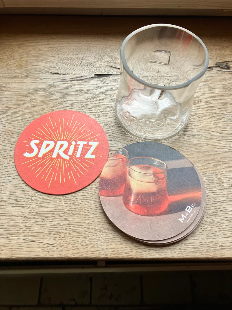 Spritz 🧡 Untersetzer für euren Spritz 🍊- egal ob Aperol, Sarti ✨oder sonstwas