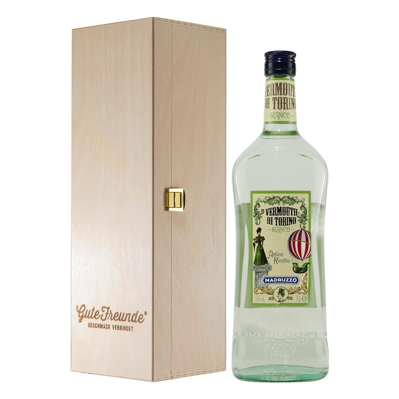 Madruzzo Vermouth di Torino Bianco mit Geschenk-HK
