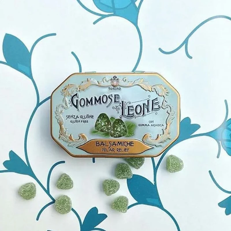 Zuckerfreie Gummibonbons Menthol von Pastiglie Leone