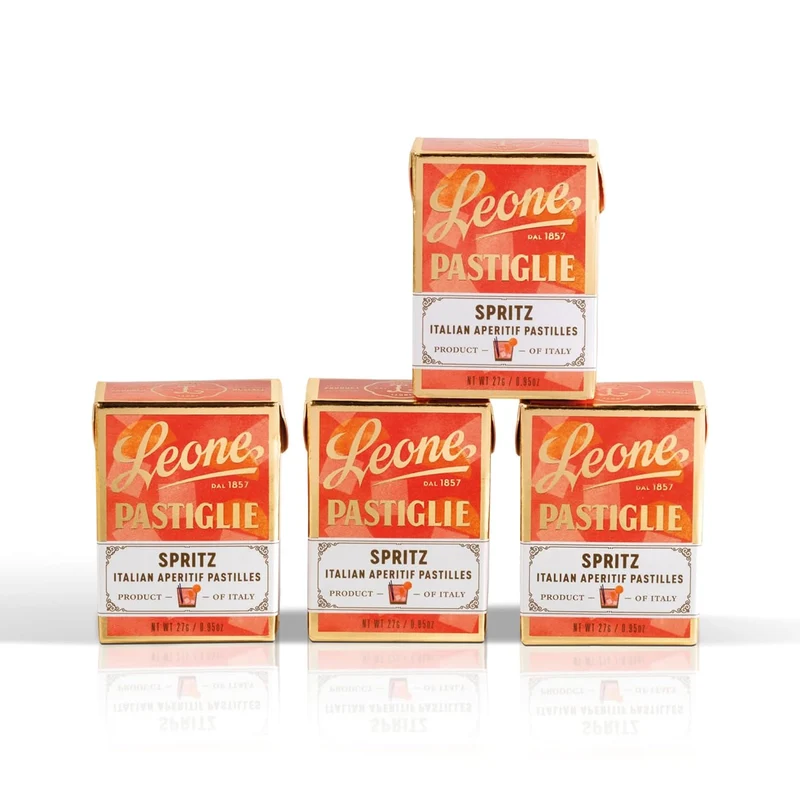 Pastillen Aperitivo Spritz - mal was anderes in der Schachtel ! - witzig für alle Aperol Fans von Leone