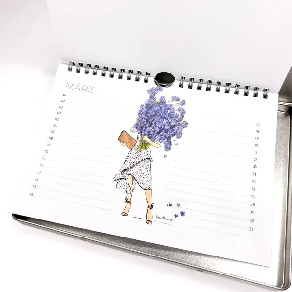 Zauberhafter Geburtstags 🥳 Kalender von Lütteblüten by Gabriele Ampt