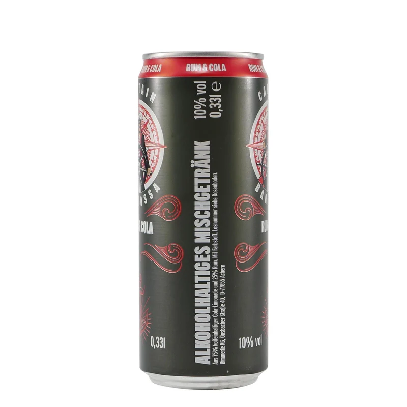 Captain Barbossa Rum & Cola (12 x 0,33L) EINWEG