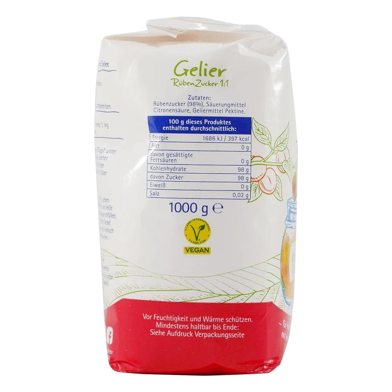 Südzucker Gelier Rüben Zucker 1:1 (10 x 1000g)