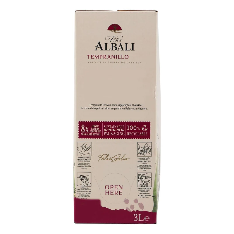 Vina Albali Tempranillo 3,0L BIB -trocken-