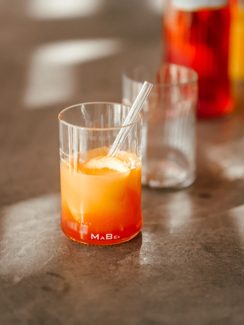 Glas 🔆 Upcycling aus der leeren Campari Flasche - der Hit