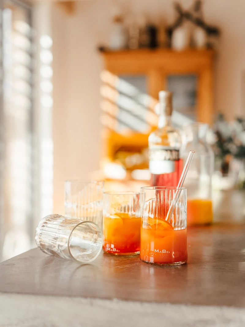 Glas 🔆 Upcycling aus der leeren Campari Flasche - der Hit