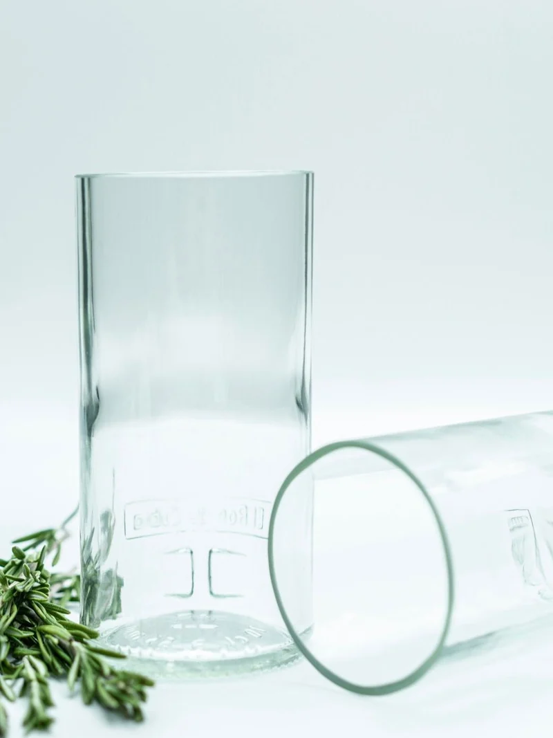 Glas aus der Rumflasche - Geschenk Idee für Genießer