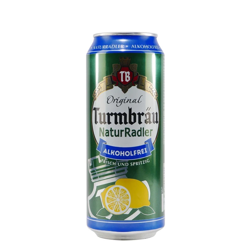 Turmbräu Natur Radler -alkoholfrei- (24 x 0,5L) EINWEG