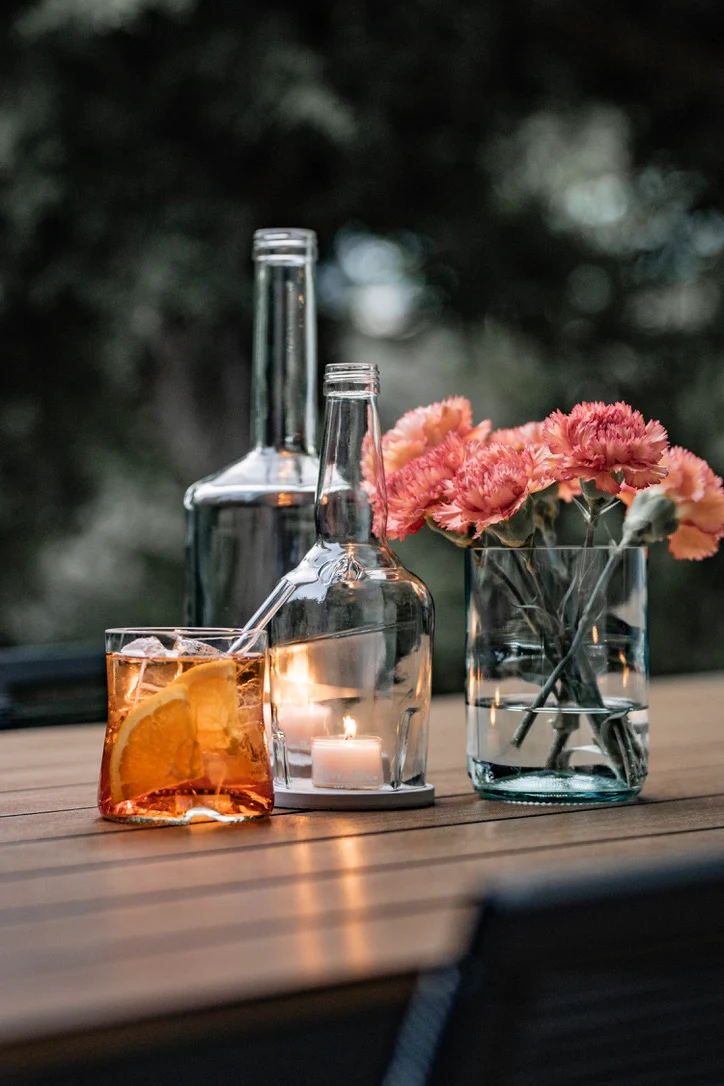 NUR NOCH WENIGE VORRÄTIG ‼️ APEROL HAT EINE NEUE FLASCHE - OHNE DEN SCHRIFTZUG 😳 Aperol Glas - witzig & nachhaltig Upcycling der 1l Flasche