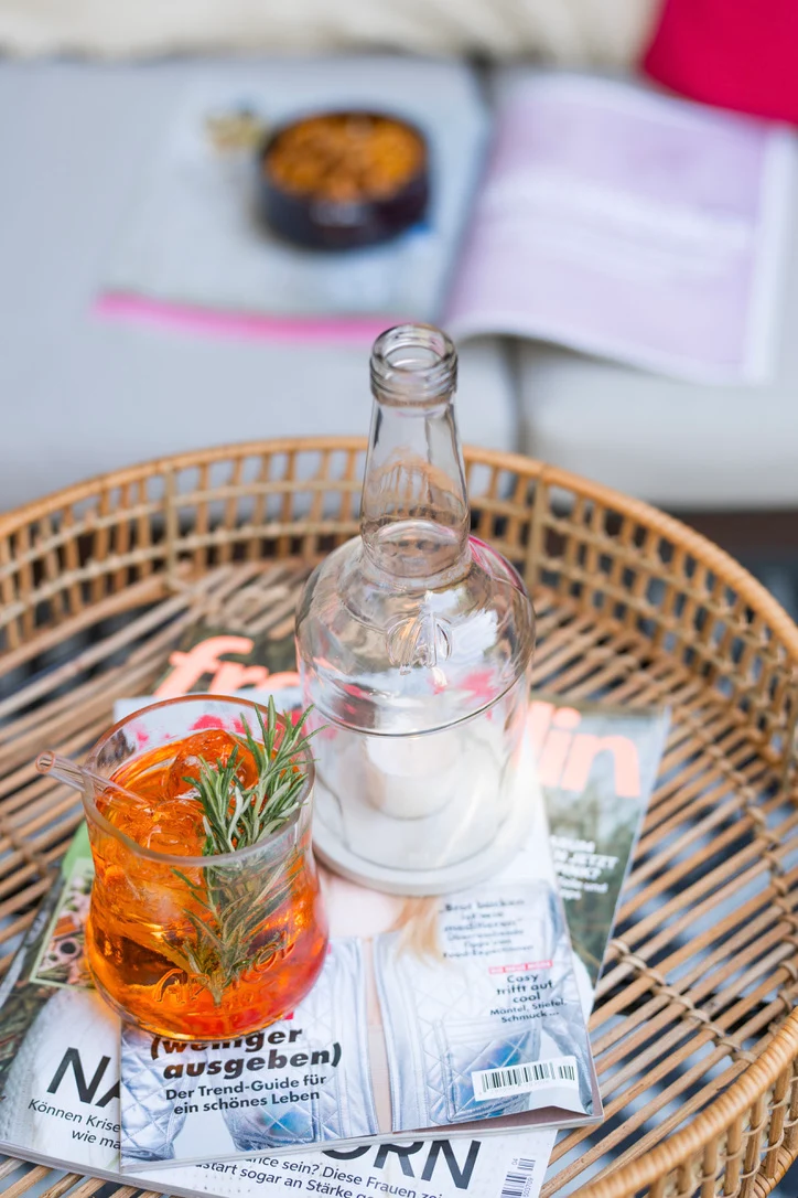 NUR NOCH WENIGE VORRÄTIG ‼️ APEROL HAT EINE NEUE FLASCHE - OHNE DEN SCHRIFTZUG 😳 Aperol Glas - witzig & nachhaltig Upcycling der 1l Flasche