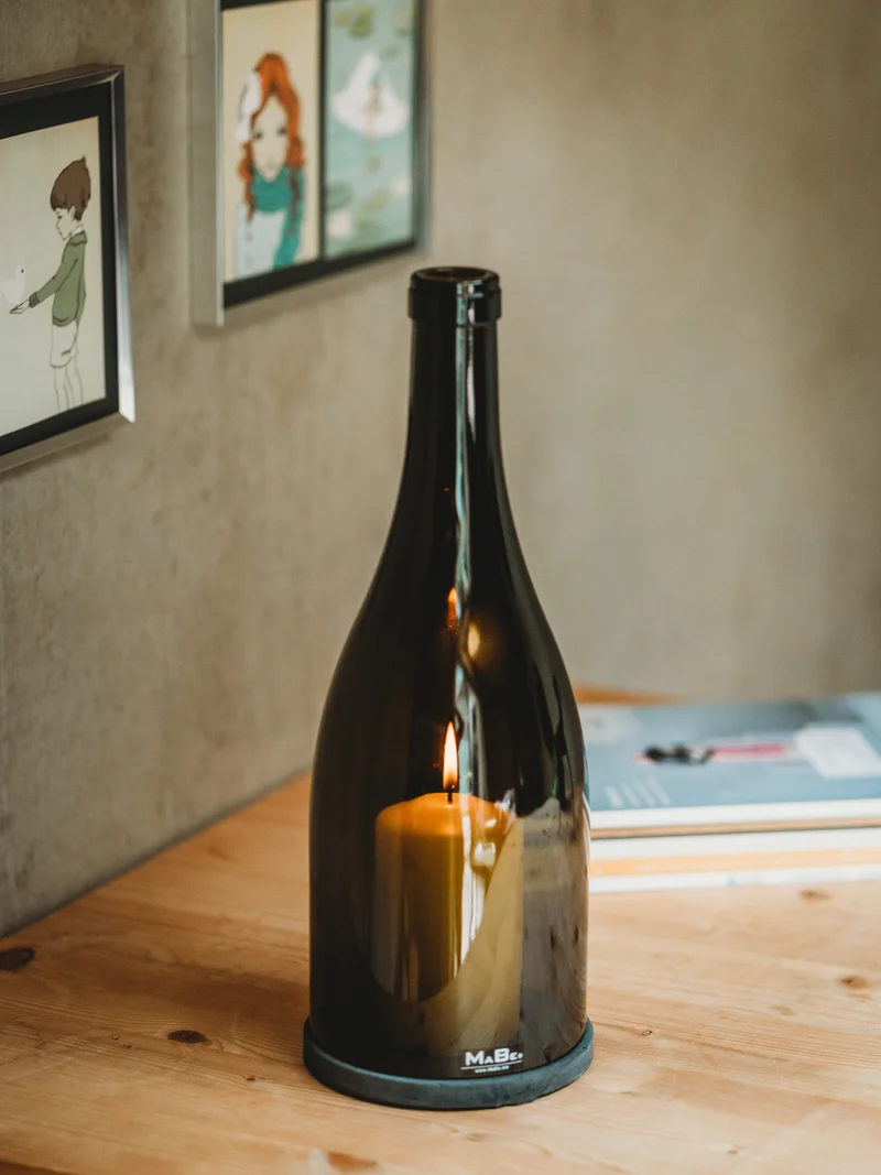 Windlicht - Achtung Winelovers, das ist ja wohl ein dickes Ding !