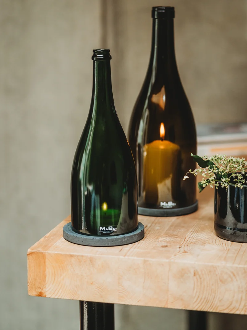 Windlicht - Achtung Winelovers, das ist ja wohl ein dickes Ding !