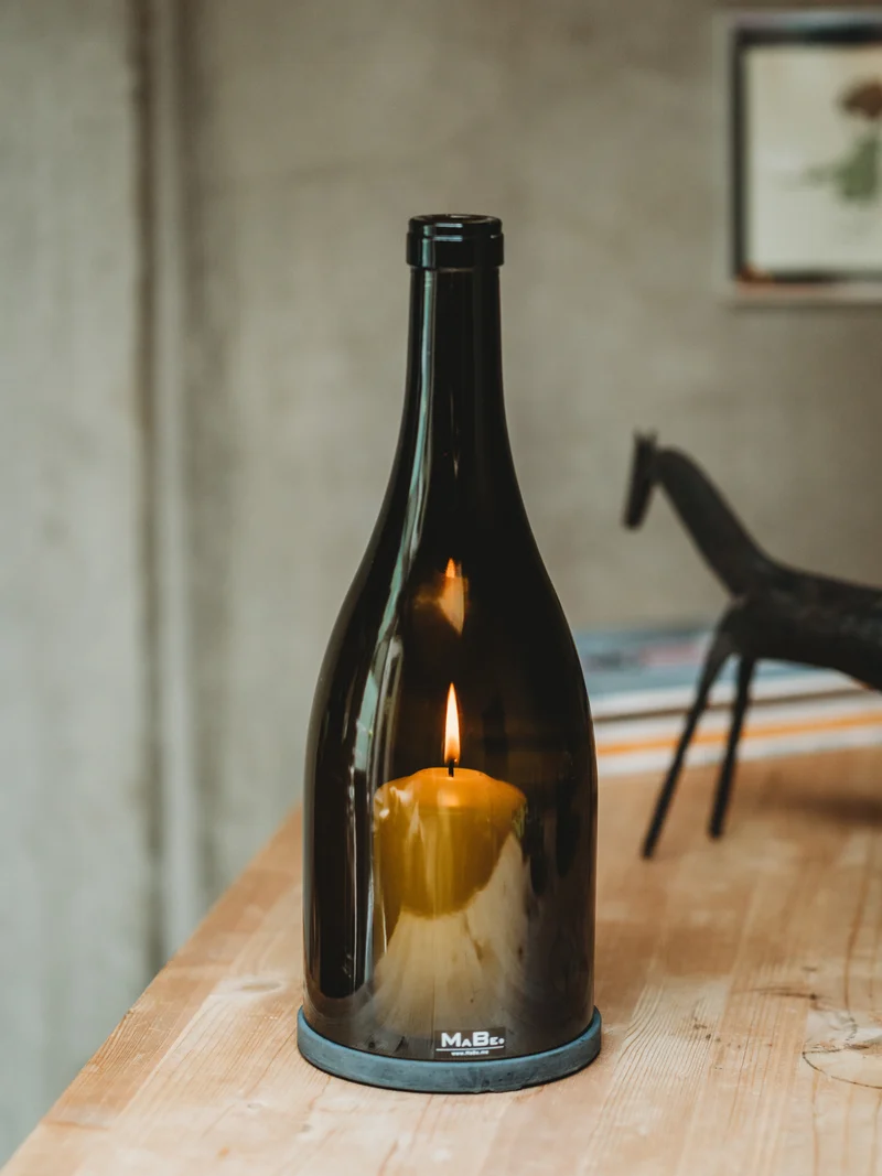 Windlicht - Achtung Winelovers, das ist ja wohl ein dickes Ding !