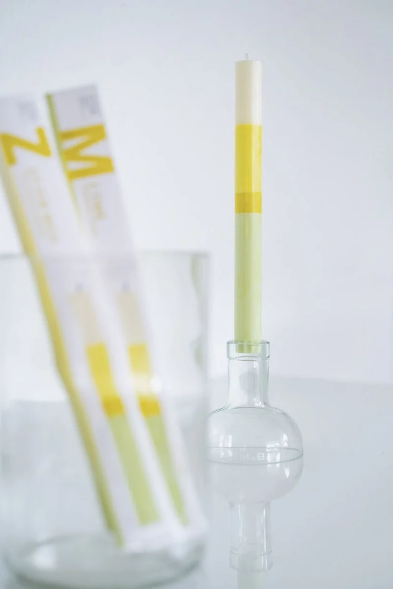 Me Time Kerze - Zeit für mich von notthegirl mit Upcycling Kerzenständer