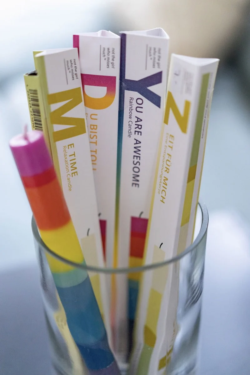 Me Time Kerze - Zeit für mich von notthegirl mit Upcycling Kerzenständer