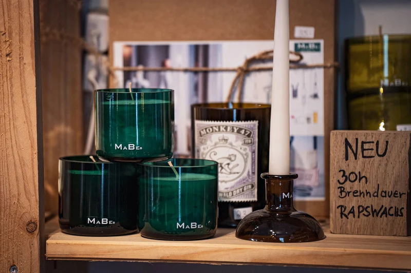 Gin Set 🐵 Vase und Kerzenständer - witzig & wunderbar - ein tolles Geschenk