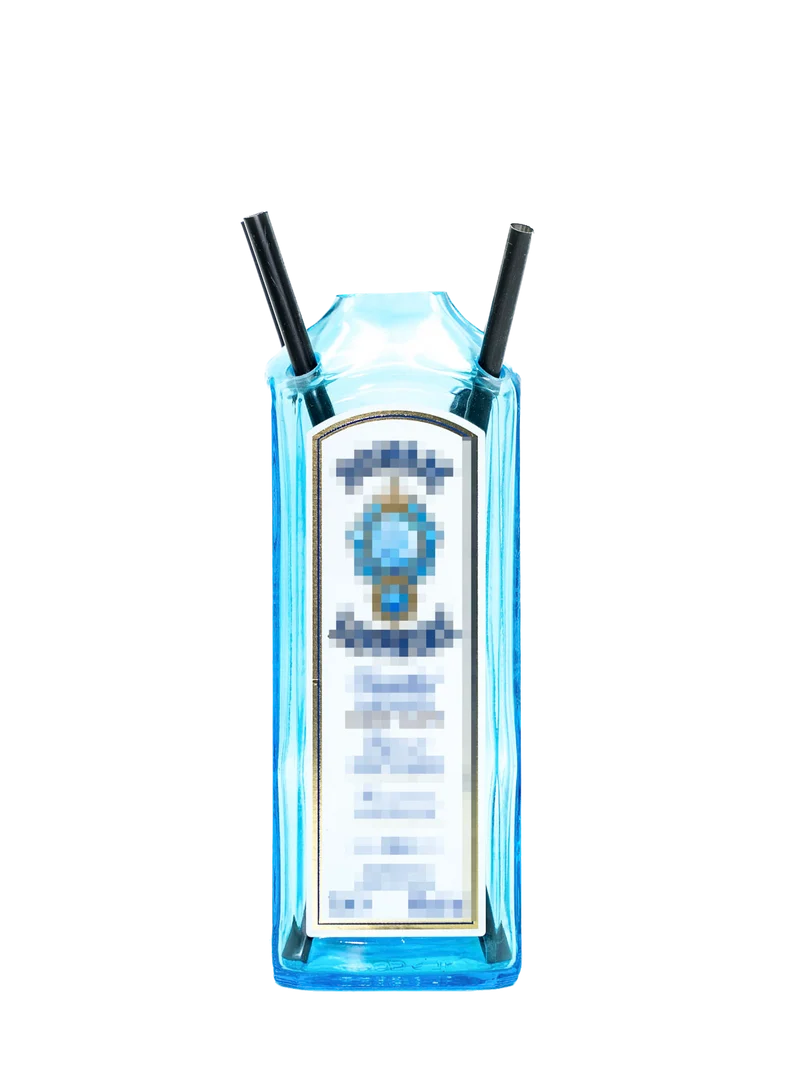 Party Gag für den Gin Liebhaber - witzige Geschenkidee - upcycling aus der leergetrunkenen GIN 🩵 Flasche