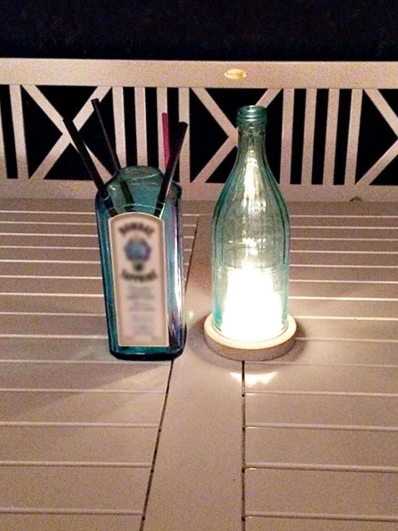 Party Gag für den Gin Liebhaber - witzige Geschenkidee - upcycling aus der leergetrunkenen GIN 🩵 Flasche