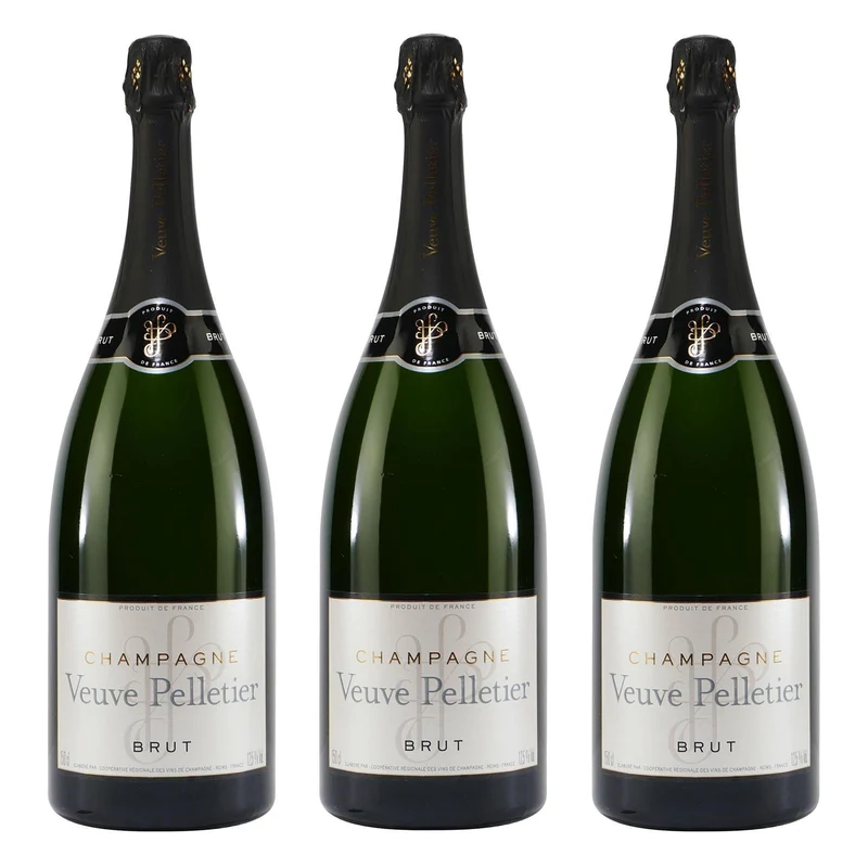 Veuve Pelletier Champagne Brut (3 x 1,5L)