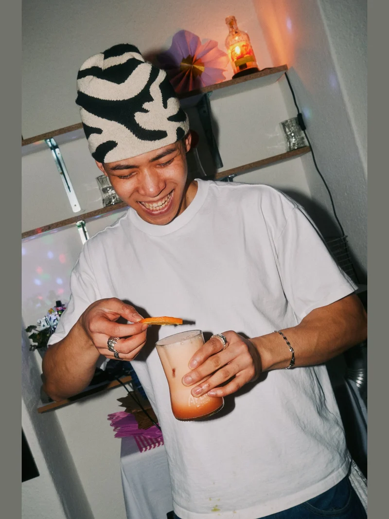 Glas 🧡 aus der alten 0,7l Aperol Flasche mit der APEROL Prägung - witzig & unique
